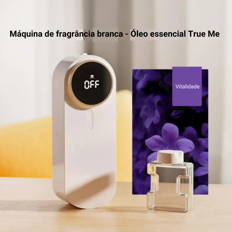 Conjuntos de difusores de palhetas USB purificadores de ar portáteis tela de exibição difusor montado na parede máquina de fragrâncias de ambiente difusor de óleo essencial