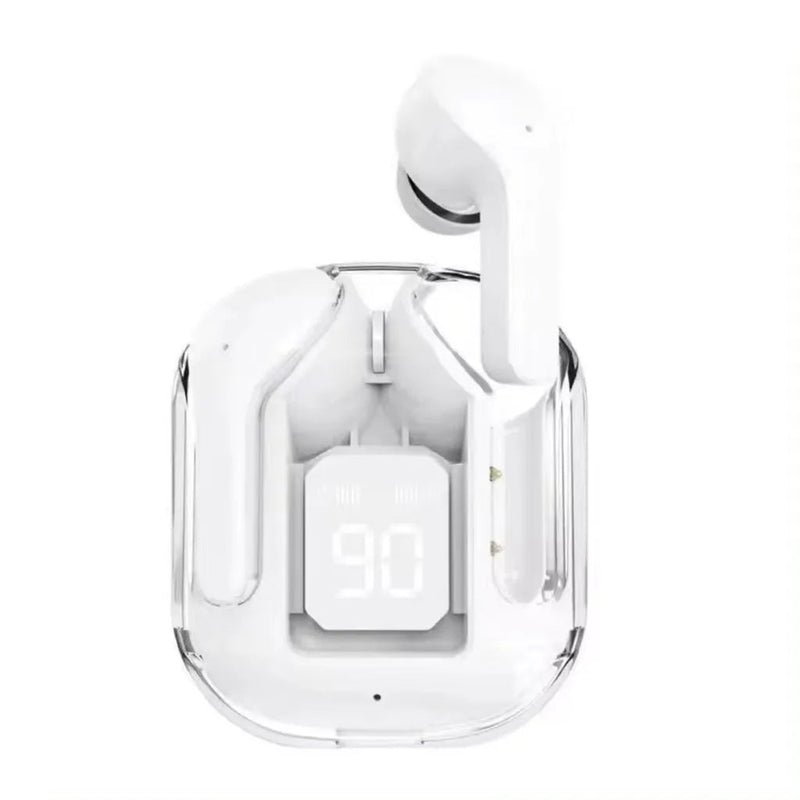 Air31 Wireless Bluetooth Earphone Transparent HIFl Headphones Digital Display Sports Gaming Noise cancelling headset For Phones