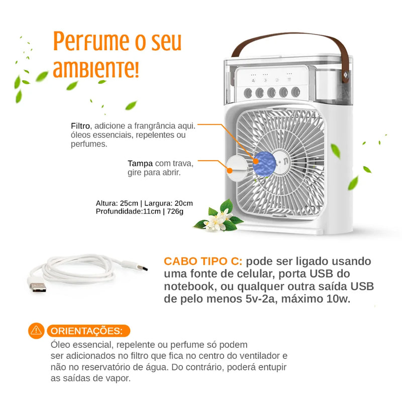 Ventilador com Umidificador