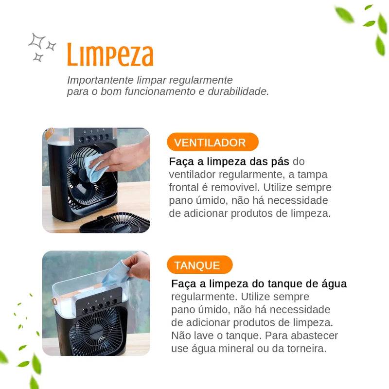 Ventilador com Umidificador